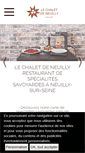 Mobile Screenshot of chalet-neuilly.com